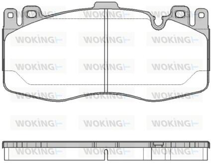 Колодки гальмівні Woking P16423.00