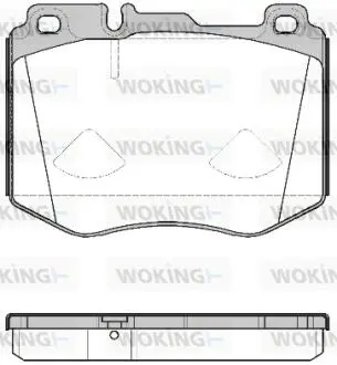 Колодки гальмівні Woking P17043.00