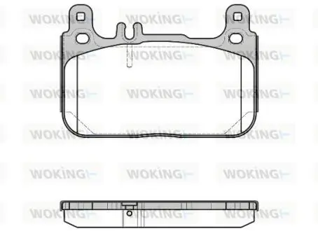 Колодки гальмівні Woking P17223.00