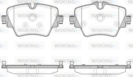 Колодки гальмівні Woking P17253.08