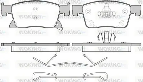 Колодки гальмівні Woking P17793.02