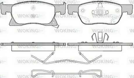 Колодки гальмівні Woking P17813.02