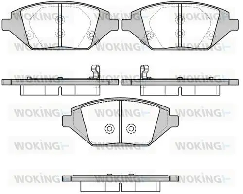 Колодки гальмівні Woking P17863.02 (фото 1)