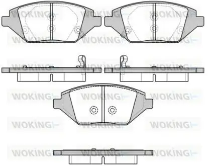 Колодки гальмівні Woking P17863.02