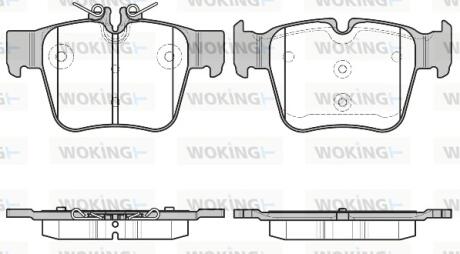 Колодки гальмівні Woking P17973.00