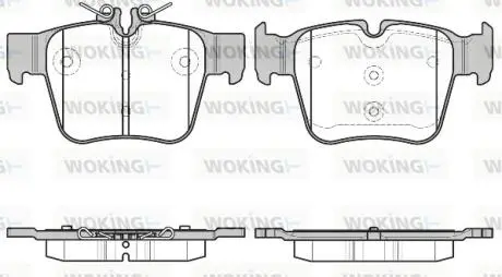 Колодки гальмівні Woking P17973.00