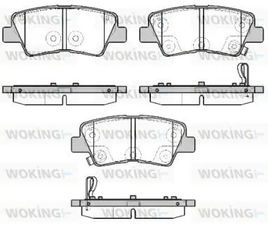 Колодки гальмівні Woking P19073.02