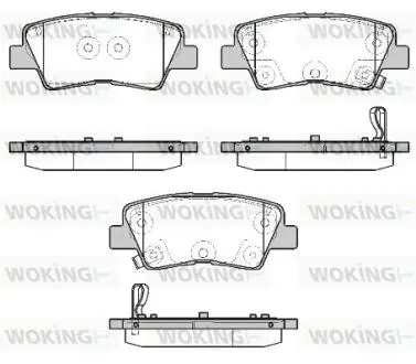 Колодки гальмівні Woking P19073.12