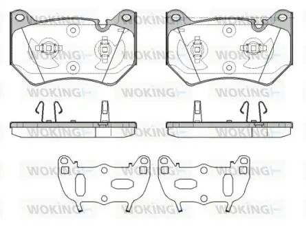 Колодки тормозные Woking P19393.10