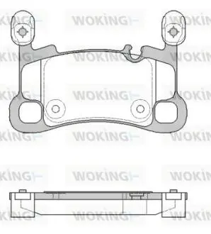 Колодки тормозные Woking P19643.00