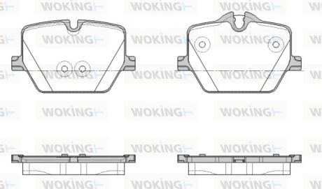 Колодки тормозные Woking P19753.00