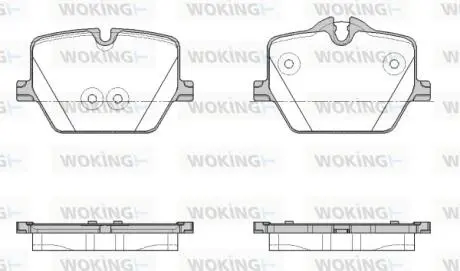 Колодки тормозные Woking P19753.00