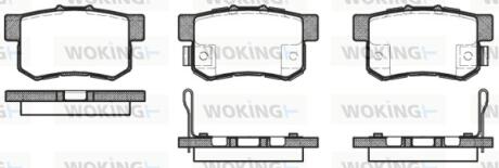 Колодки гальмівні Woking P2253.52