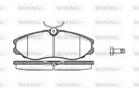 Колодки гальмівні Woking P5623.00