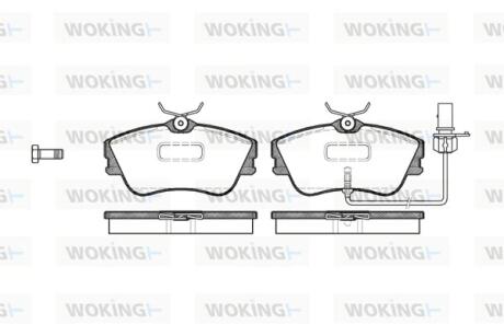Колодки гальмівні Woking P5803.21
