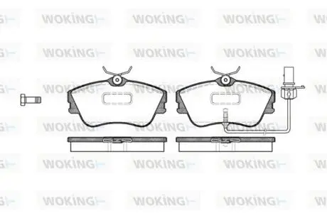 Колодки гальмівні Woking P5803.21