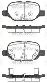Колодки гальмівні Woking P6273.32 (фото 1)