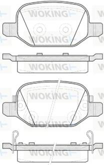 Колодки гальмівні Woking P6273.52