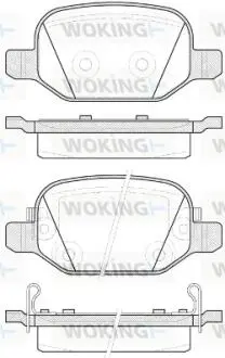 Колодки гальмівні Woking P6273.52 (фото 1)