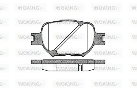 Колодки гальмівні Woking P6423.00