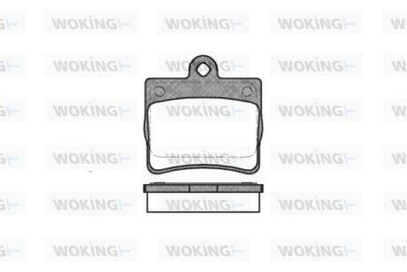 Колодки гальмівні Woking P7303.00