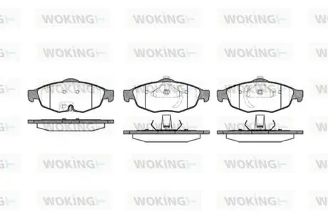 Колодки гальмівні Woking P9123.02