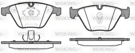 Колодки гальмівні Woking P9573.30