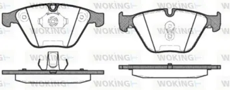 Колодки гальмівні Woking P9573.30