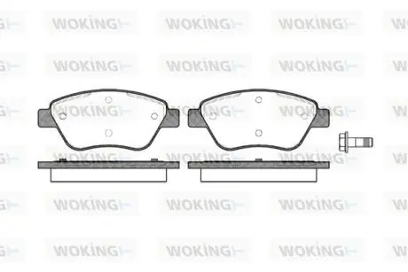 Колодки тормозные Woking P9583.10