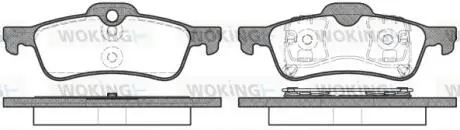Колодки гальмівні Woking P9623.00