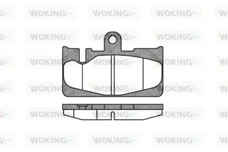 Колодки гальмівні Woking P9893.00