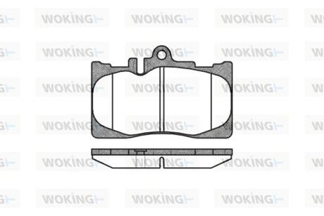 Колодки гальмівні Woking P9903.00