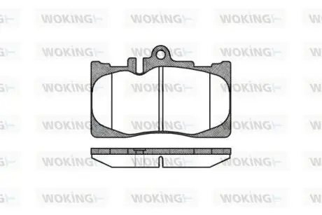 Колодки гальмівні Woking P9903.00
