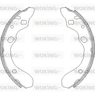 Колодки тормозные Woking Z4147.00