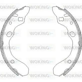Колодки тормозные Woking Z4147.00