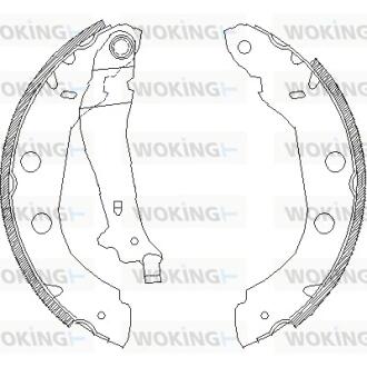 Колодки тормозные Woking Z4415.00