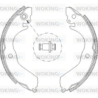 Колодки тормозные Woking Z4647.00