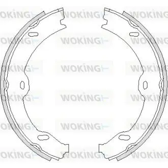 Колодки тормозные Woking Z4708.00