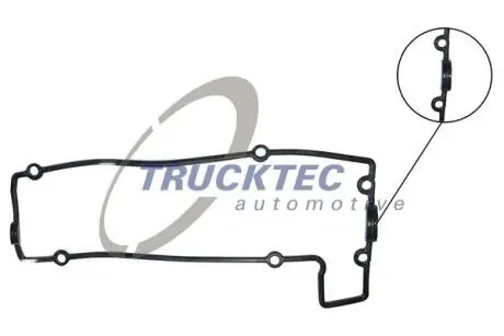 Прокладка клап. крышки (без регулятора) Trucktec automotive 02.10.011