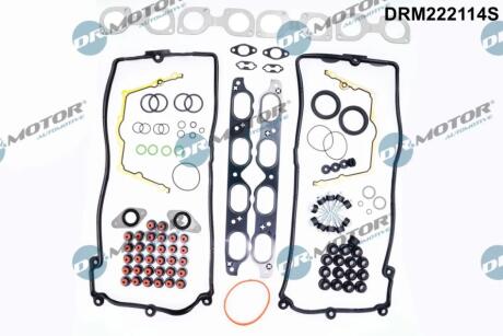 Комплект прокладок з різних матеріалів DR MOTOR DRM222114S