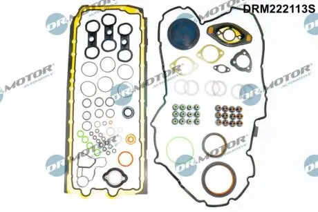 Комплект прокладок з різних матеріалів DR MOTOR DRM222113S