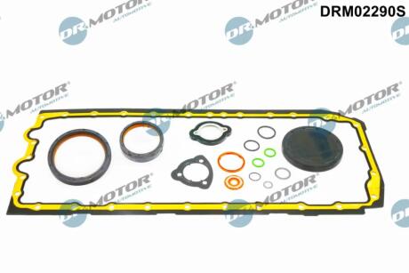 Комплект прокладок з різних матеріалів DR MOTOR DRM02290S