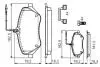 Гальмівні колодки, дискові BOSCH 0986494585 (фото 6)