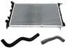 Радиатор охлаждения с патрубками 1.1L Chery QQ KLM Aftermarket S11-1301110KA-S11-1301110KA-S11-1303113KA (фото 1)