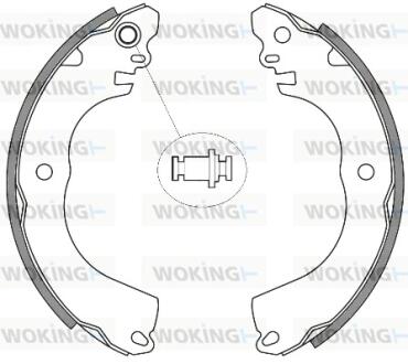 Колодки тормозные Woking Z4257.00