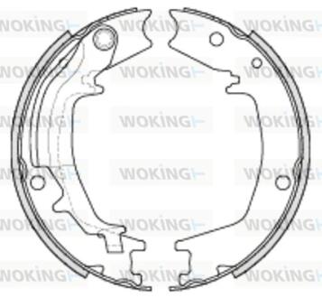 Колодки тормозные Woking Z4235.00
