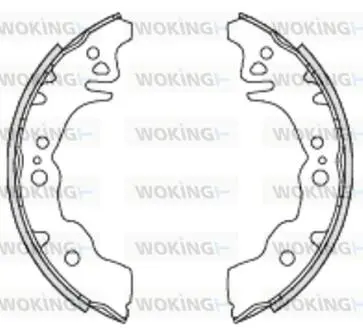 Колодки тормозные Woking Z4230.00