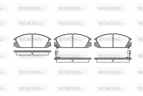Колодки гальмівні Woking P3283.02