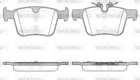 Колодки гальмівні Woking P14163.40