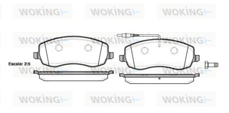 Колодки гальмівні Woking P12933.02